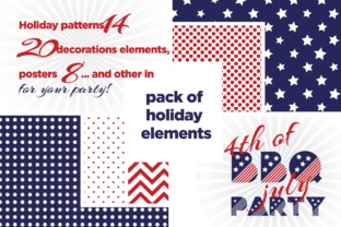 4th July Pattern Pack for Creative Projects