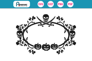 Halloween Monogram Frame: A Versatile Design for Creative Projects