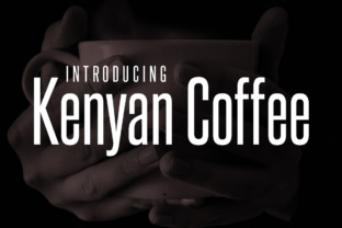 Kenyan Coffee: A Stylish Font with Practical Applications