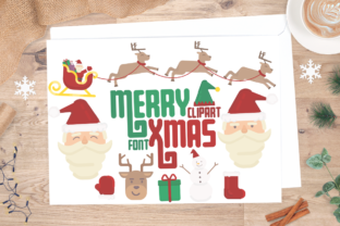 Merry Xmas Clipart Font: A Festive Touch for Your Creations