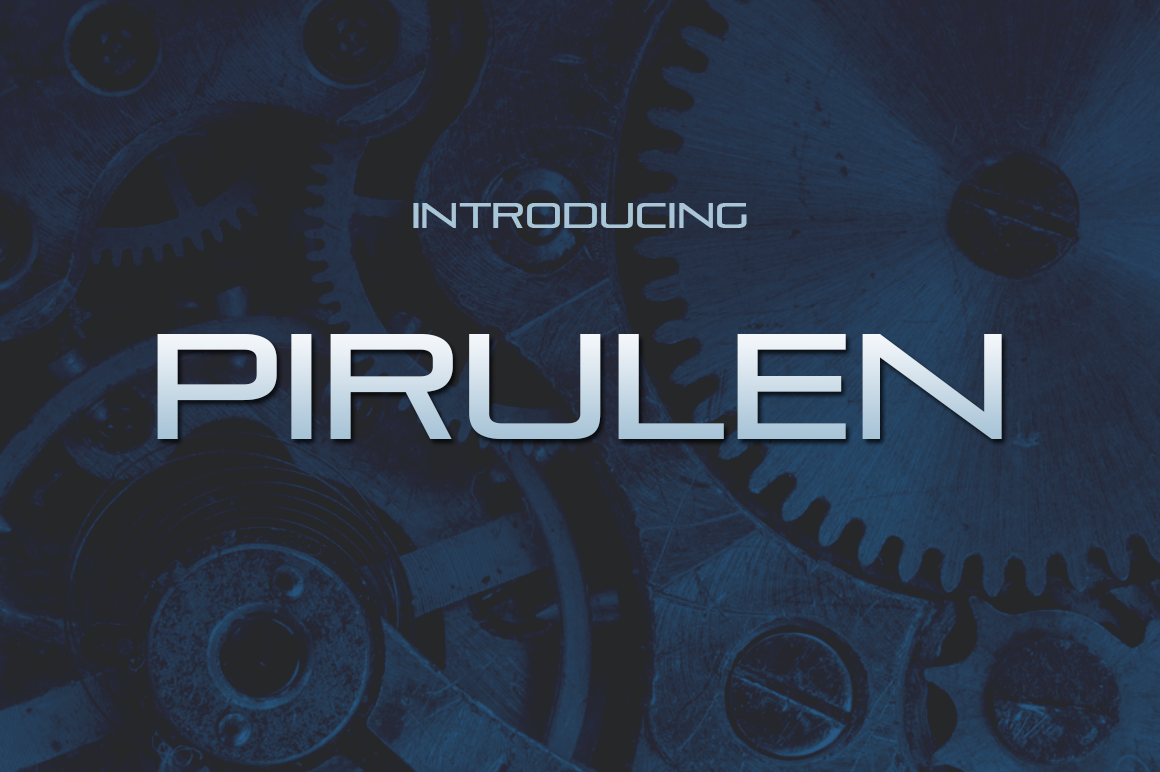 Pirulen: A Bold, Futuristic Font for Modern Design