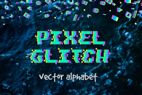 Pixel Glitch Vector Alphabet: Nostalgia Meets Modern Design