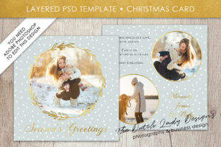 PSD Christmas Greetings Photo Card