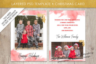 PSD Christmas Holidays Greetings Photo Card Template: A Practical Design Solution for Every Occasion