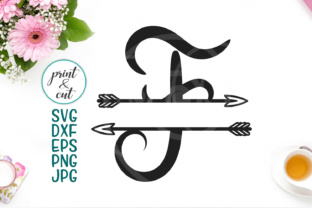 Split Monogram Font F – A Versatile Design Tool for Creators